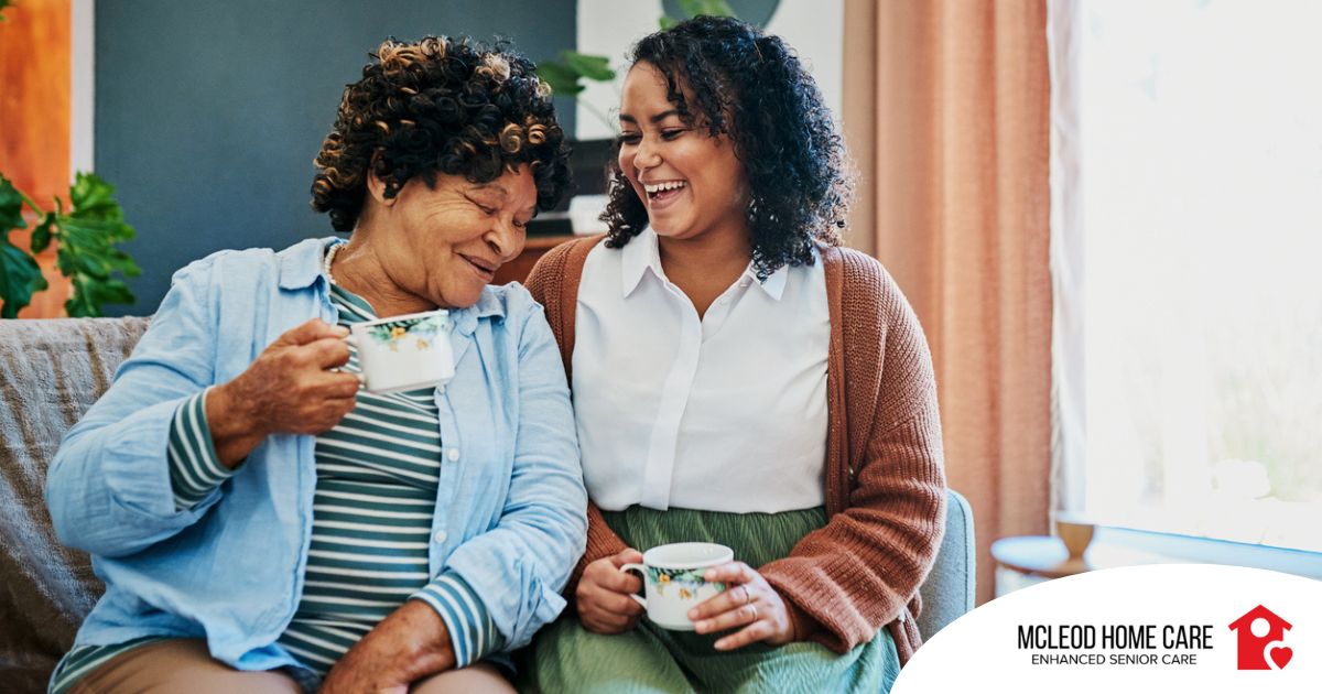 A family caregiver enjoys the benefits of respite care.