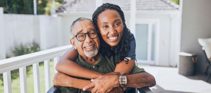 Companionship Care in Charleston Caregiver sharing a warm moment with a senior at home, reflecting companionship care in Charleston