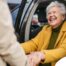 A loved one benefits from senior transportation services.