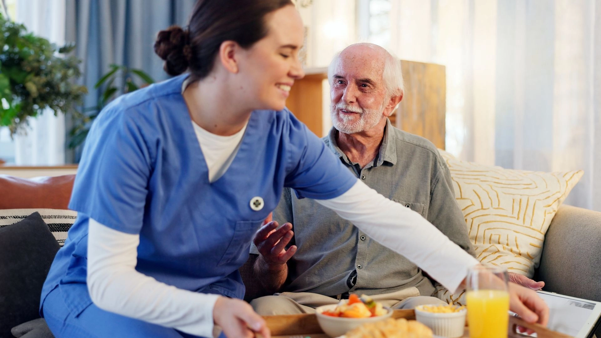 Caregiver assisting senior – Meal Preparation in Aiken Caregiver assisting senior - Meal Preparation in Aiken
